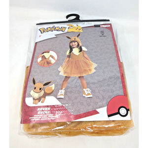 NEW Toddler Child's Size M (3T-4T) Pokemon EEVEE Halloween Costume Dress Tail